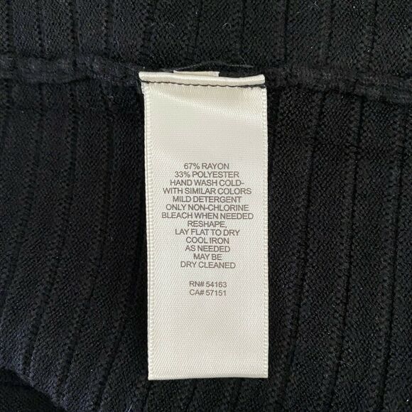 Eliza J Mesh Fit & Flare Dress 3/4 Sleeve Bateau Neck Black XS - Picture 8 of 9